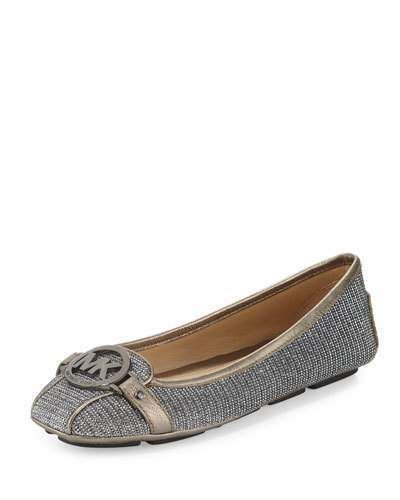 michael michael kors fulton glitter chain mail moccasin black silver|Michael michael kors fulton moc + FREE SHIPPING .